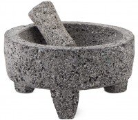 Mörser aus Vulkanstein 20cm - Molcajete 20cm - ca. 4kg