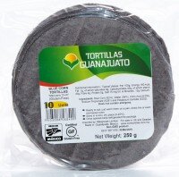 Guanajuato Tortillas azul Tortillas aus blauem Mais 10...