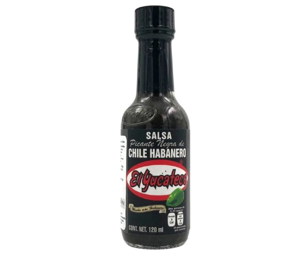 El Yucateco Salsa Habanera Negra 120ml