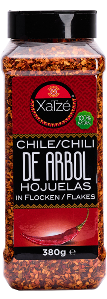 Chile de Árbol Hojuelas / Flocken 380g