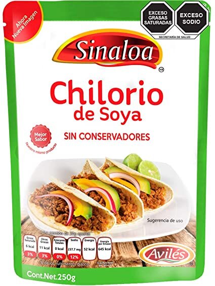 Sinaloa Chilorio de Soya- vegan 250g