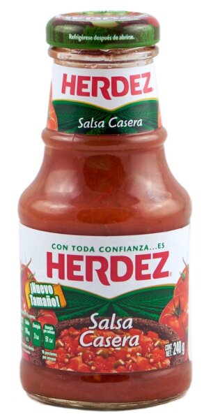 Herdez Salsa Casera envasado / Glas 240g