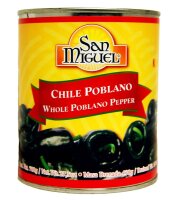 Chiles Poblanos Enteros / ganze Poblano Lata/Dose 780g