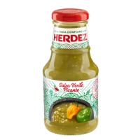 Herdez Salsa Verde con Habanero Picante envasado / Glas 240g