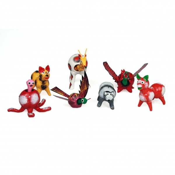 Wackelfigur aus Holz / figurinas tambaleantes