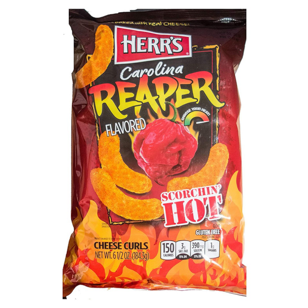 Herrs Carolina Reaper Cheese Curls 170g