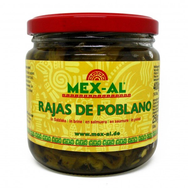 Rajas de Poblano 400g