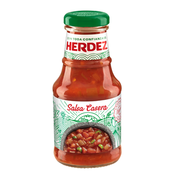 Herdez Salsa Casera envasado / Glas 453g