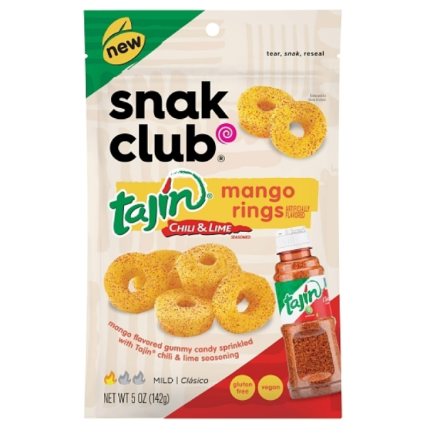 Tajin Snack Club Mango Rings Chili & Lime 142g