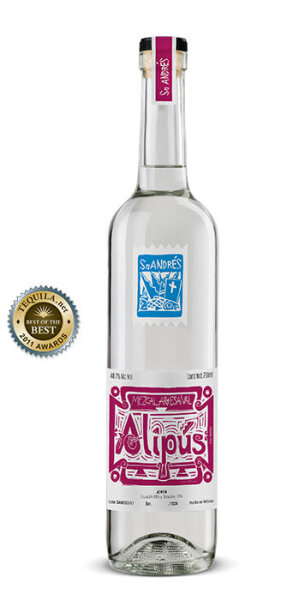 Alipús San Andrés - Espadín 90% / Bicuishe 10% - 700ml 47,5%Vol