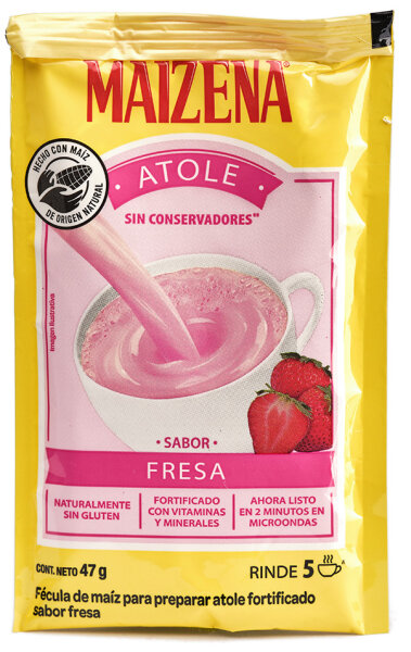 Maizena Atole Fresa/ Edbeer 47g