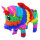 Decoración Deko Piñata Burrito grande ca. 60X24X70cm