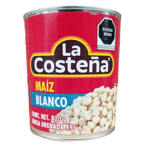 La Costeña Maiz Blanco 820g