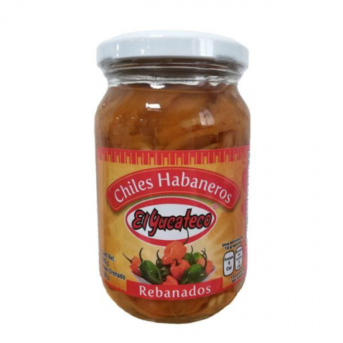 El Yucateco Habaneros Rebanados envasado  225g