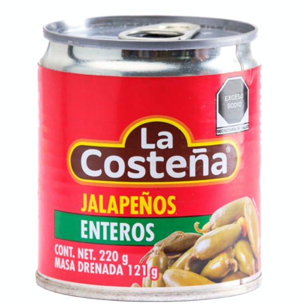 La Costeña Jalapeños enteros / ganz 220g