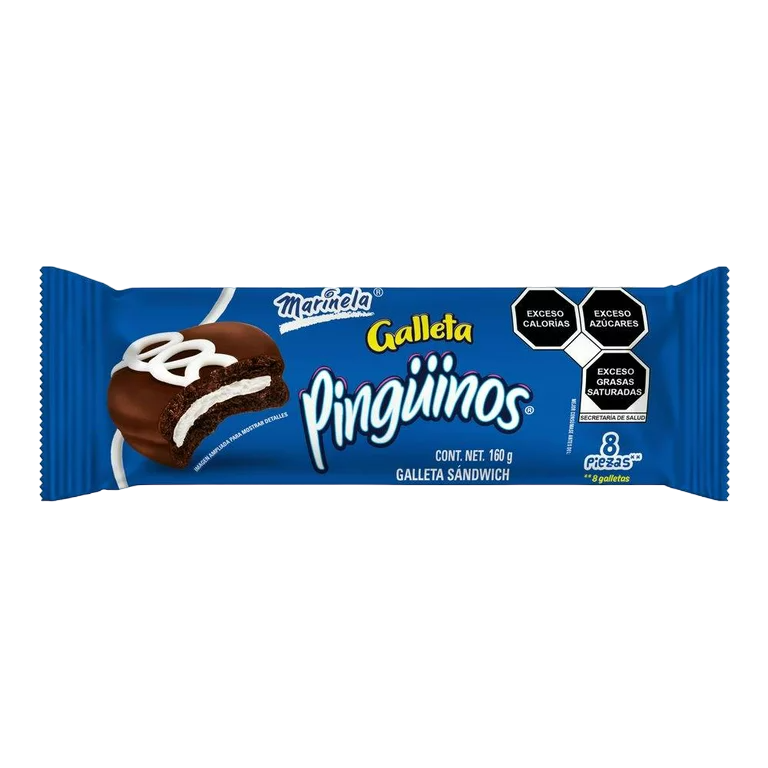 Pingüinos Galletas / Sandwich-Kekse 160g, 6,00