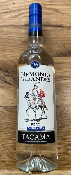 Demonio de los Andes Pisco Quebranta 40% Vol. 700ml