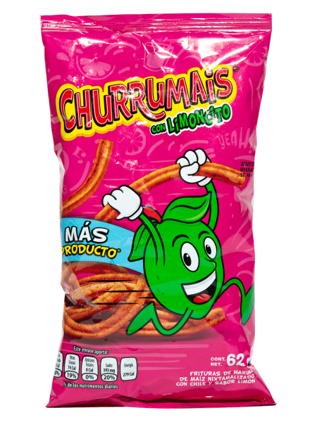 Churrumais con Limoncito / Maissnack mit Chili-Limetten Gescmack 70g