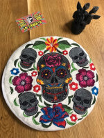 Calentador de Tortillas aislado y bordado a mano / Tortillawärmer isoliert und handbestickt ca 24cm
