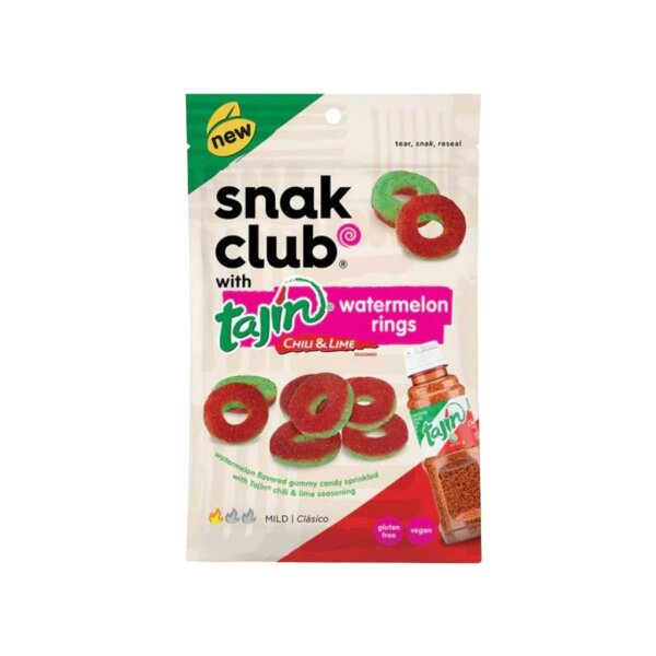 Tajin Snak Club Watermelon Rings Chili & Lime 64g