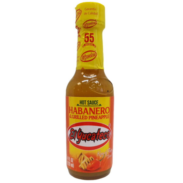 El Yucateco Salsa Habanero Piña asada 120ml