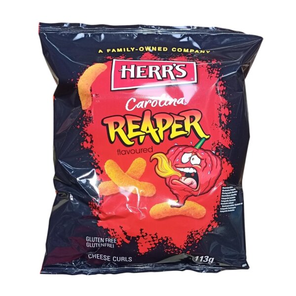 Herrs Carolina Reaper Cheese Curls 70g