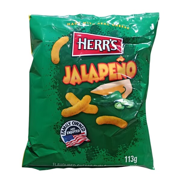 Herrs Jalapeño Cheese Curls 70g