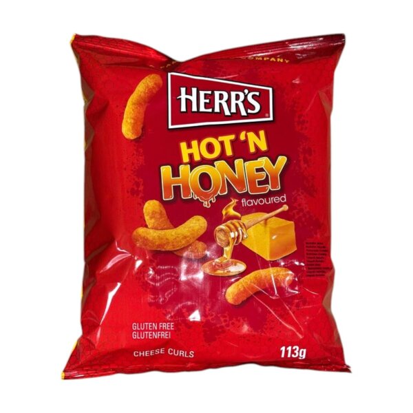 Herrs Hot n Honey Cheese Curls 113g