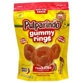 Pulparindo Gummy Rings Original Tamarindo 255g