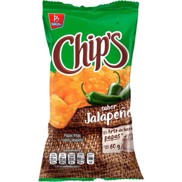 Chips Jalapeño 52g