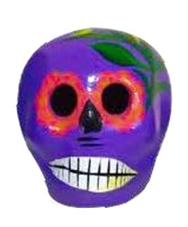 Calavera/Craneo pintado a mano chico / Calavera handbemalt klein ca 9x10cm