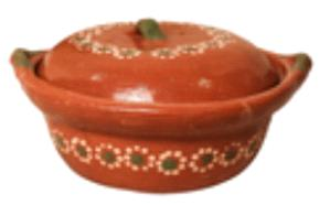 Cazuela barro rojo grande 2kg