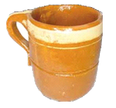 Jarro de barro chica / Tonbecher klein ca 250ml