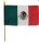Bandera de Mexico ca 33x28cm
