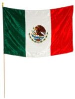 Bandera de Mexico ca 124x94cm