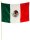 Bandera de Mexico ca 124x94cm