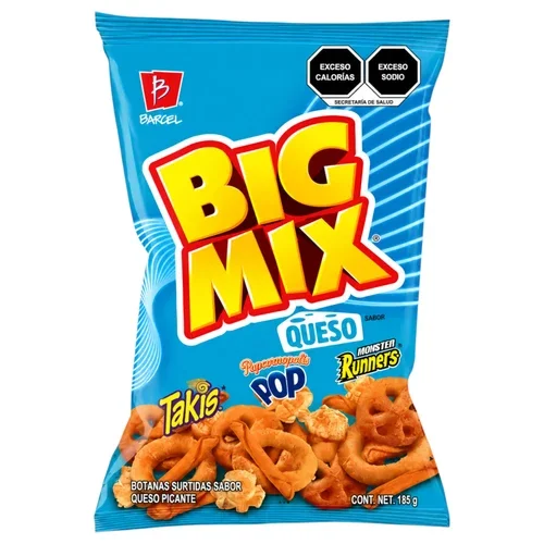 Barcel Big Mix Azul / Queso - Snackmischung mit Käsegeschmack 185g